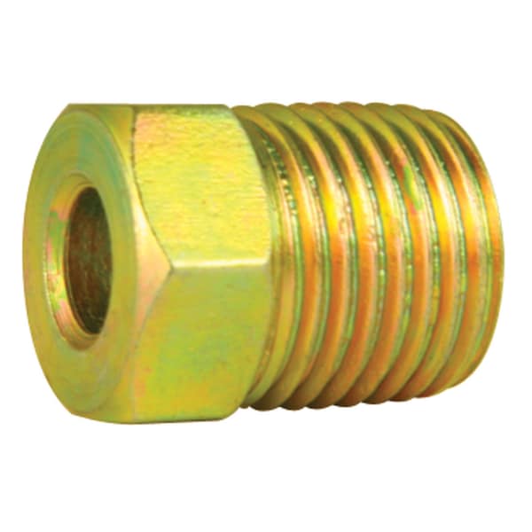 Steel Tube Nut, 3/16 (7/16-24 Inverted), 100/box